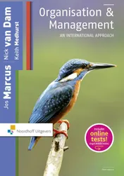 Omslag van Organisation & management