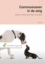 Omslag van Communiceren in de zorg