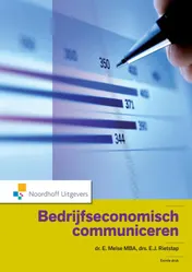 Omslag van Bedrijfseconomisch communiceren