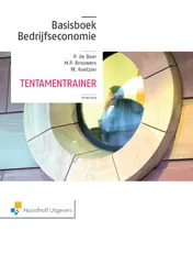 Omslag van Basisboek bedrijfseconomie
