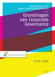 Omslag van Grondslagen van de Corporate Governance