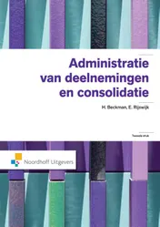 Omslag van Administratie van deelnemingen en consolidatie