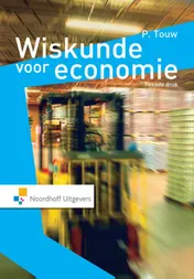 Omslag van Wiskunde voor economie