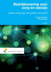 Omslag van Bedrijfsvoering voor zorg en welzijn