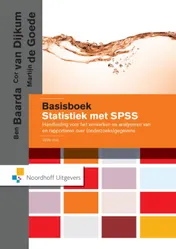 Omslag van Basisboek statistiek met SPSS