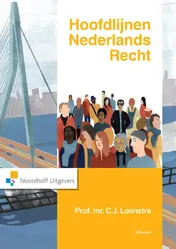 Omslag van Hoofdlijnen Nederlands recht