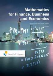 Omslag van Mathematics for finance, business and economics