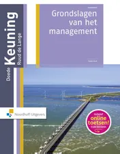Omslag van Grondslagen van het management