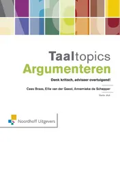 Omslag van Taaltopics argumenteren