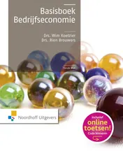 Omslag van Basisboek bedrijfseconomie