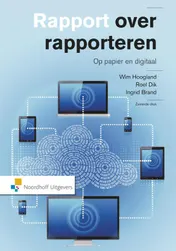 Omslag van Rapport over rapporteren
