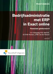 Omslag van Bedrijfsadministratie met ERP in Exact online