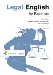 Omslag van Legal English for bachelors