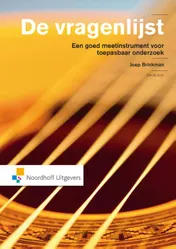 Omslag van De vragenlijst