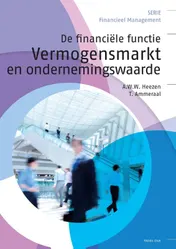 Omslag van De financiele functie: vermogensmarkt en ondernemingswaarde