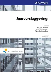 Omslag van Jaarverslaggeving opgaven