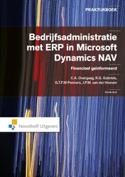 Omslag van Bedrijfsadministratie met ERP in microsoft dynamics NAV