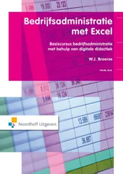 Omslag van Bedrijfsadministratie met Excel