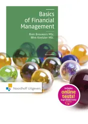 Omslag van Basics of financial management