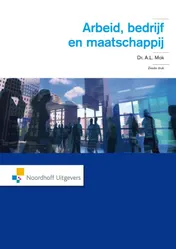 Omslag van Arbeid, bedrijf en maatschappij