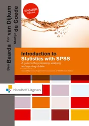 Omslag van Introduction to statistics with SPSS