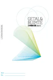Omslag van Getal & Ruimte 10e ed vmbo-bk 2 leerwerkboek deel 1