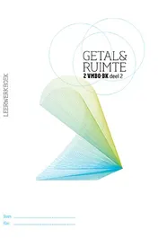 Omslag van Getal & Ruimte 10e ed vmbo-bk 2 leerwerkboek deel 2