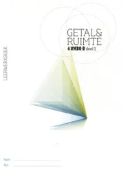 Omslag van leerwerkboek
