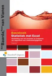 Omslag van Basisboek statistiek met Excel