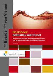 Omslag van Basisboek statistiek met Excel
