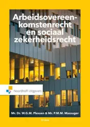 Omslag van Arbeidsovereenkomstenrecht en sociaalzekerheidsrecht