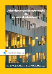Omslag van Arbeidsovereenkomstenrecht en sociaalzekerheidsrecht
