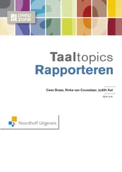 Omslag van Rapporteren