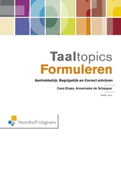 Omslag van Taaltopics Formuleren