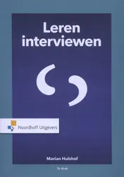 Omslag van Leren interviewen