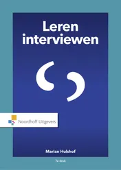 Omslag van Leren interviewen