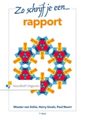 Omslag van Zo schrijf je een rapport