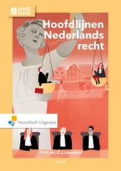 Omslag van Hoofdlijnen Nederlands recht