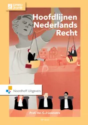 Omslag van Hoofdlijnen Nederlands recht