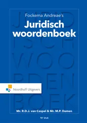 Omslag van Fockema Andreae's juridisch woordenboek