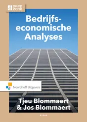 Omslag van Bedrijfseconomische analyses