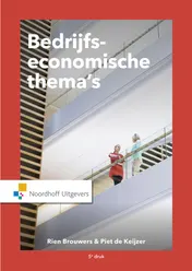 Omslag van Bedrijfseconomische thema's