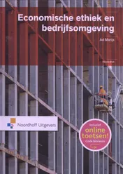Omslag van Economische ethiek en bedrijfsomgeving