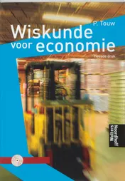 Omslag van Wiskunde voor economie