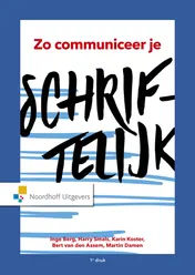 Omslag van Zo communiceer je schriftelijk