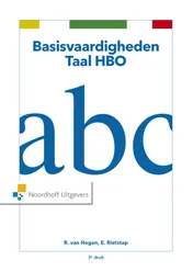 Omslag van taal hbo