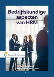 Omslag van Bedrijfskundige aspecten van HRM