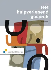 Omslag van Het hulpverlenend gesprek