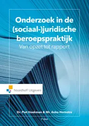 Omslag van Onderzoek in de (sociaal-) juridische beroepspraktijk