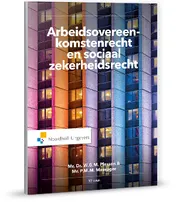Omslag van Arbeidsovereenkomstenrecht en sociaalzekerheidsrecht